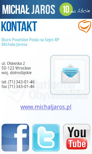 M&oacute;j Poseł Michał Jaros截图2