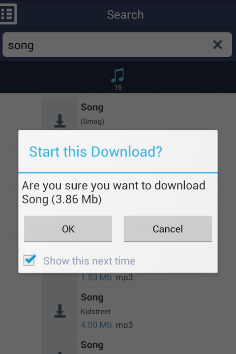 Cyber Music Downloader: ...截图5