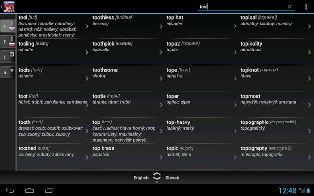Dictionary Slovak English Free截图7
