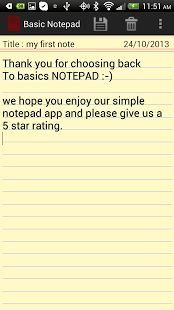 NotePad - Back To Basics截图1