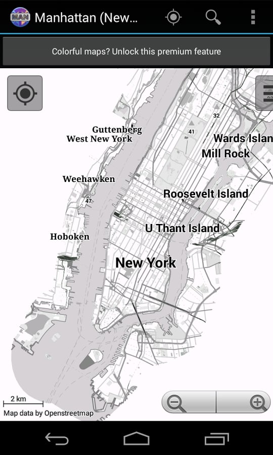 Manhattan (New York) Offline City Map Lite截图4