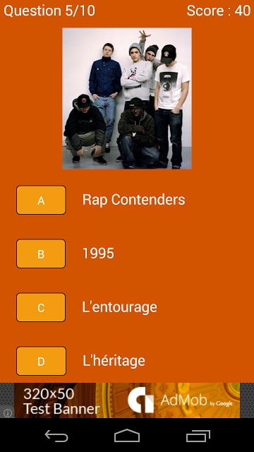 Quiz du Rap Fr截图2