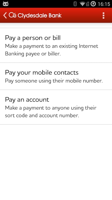 Clydesdale Bank Mobile Banking截图3