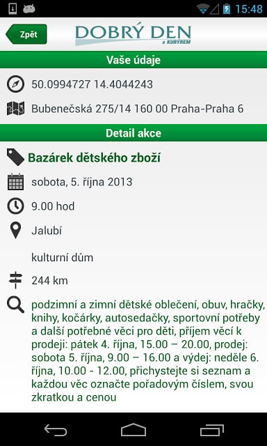 iDobr&yacute;Den Telefon截图5