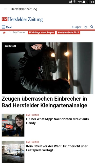 Hersfelder Zeitung截图7