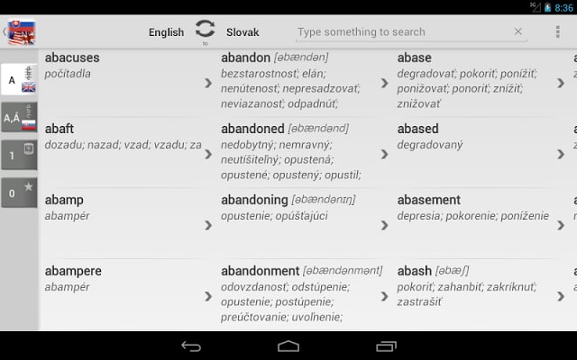 Dictionary Slovak English Free截图6