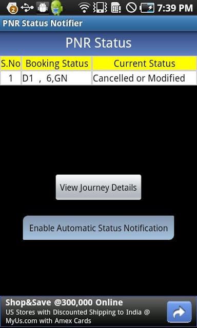 PNR Status Notifier截图3