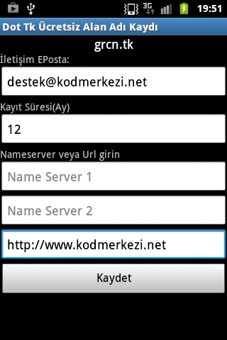 Dot TK &Uuml;cretsiz Alan Adı...截图1