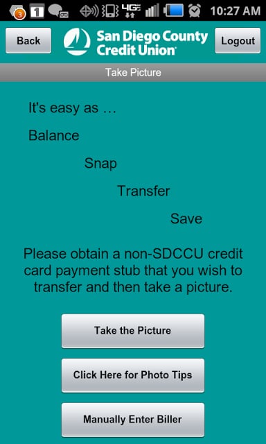 SDCCU Easy Balance Transfer截图4