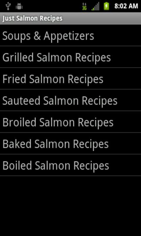 Just Salmon Recipes截图1