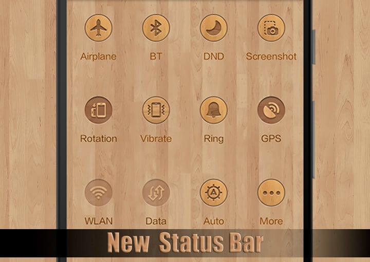 CM13 Wood Theme截图1