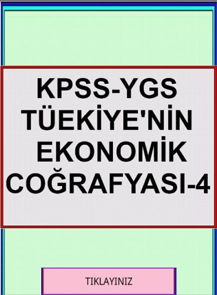 KPSS YGS COĞRAFYA TR EKO COĞ 4截图2