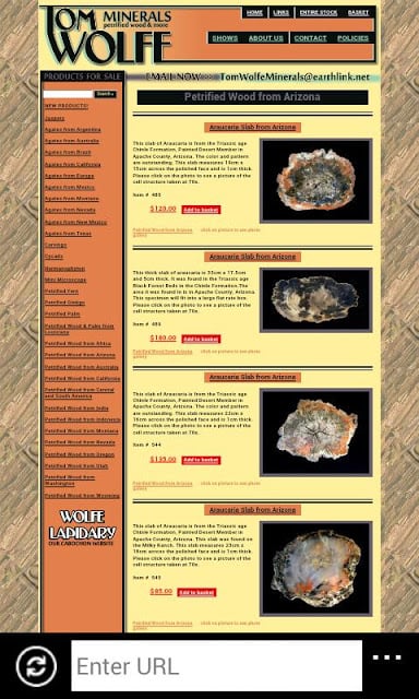 Tom Wolfe Minerals and Wood截图3