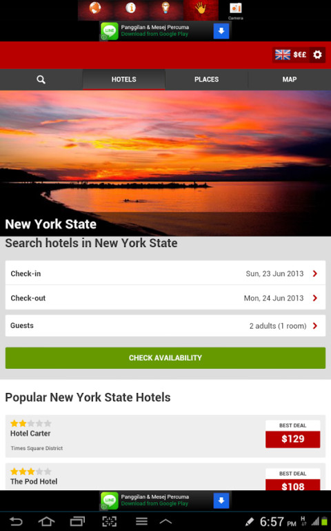 New York Hotel Booking截图1