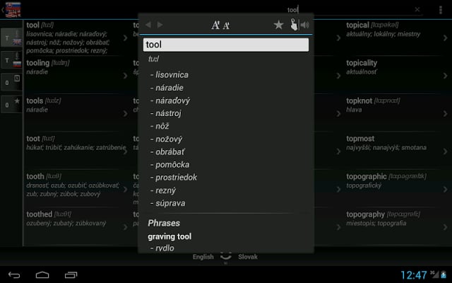 Dictionary Slovak English Free截图1