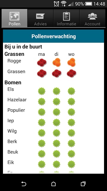 Mediq Hooikoorts App截图2