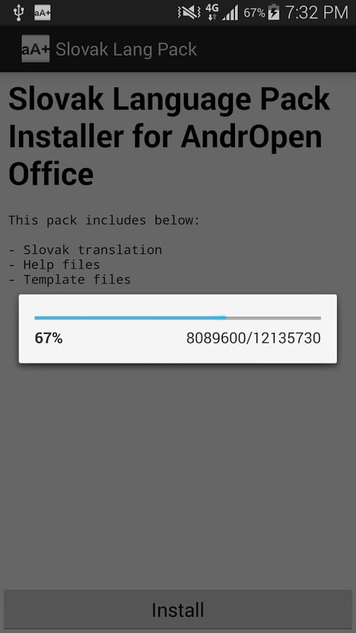 Slovak Lang Pack for AndrOpen Office截图2