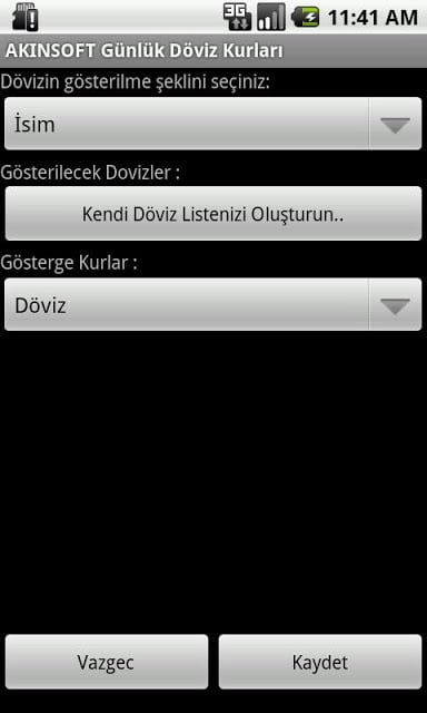 AKINSOFT G&uuml;nl&uuml;k D&ouml;viz Kurları截图2