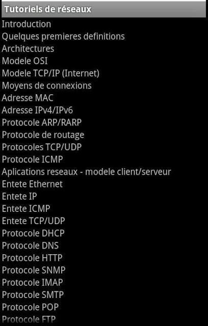 Tutoriels r&eacute;seaux截图1