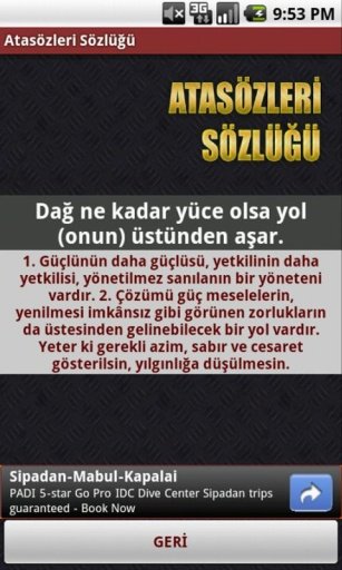 Atasözleri Sözlüğü截图1