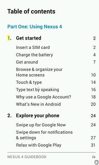 Nexus 4 Manual截图1