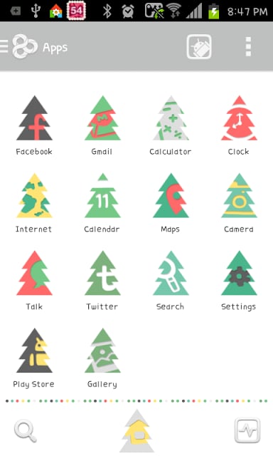 Tree Pattern go launcher theme截图4