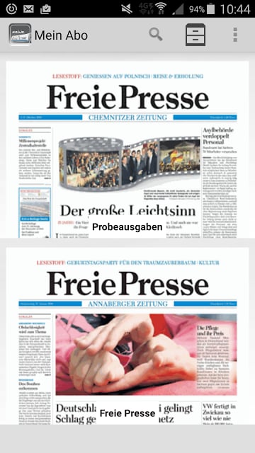 Freie Presse E-Paper截图1