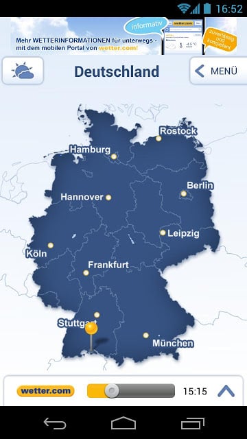 wetter.com Niederschlagsradar截图3