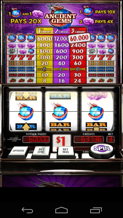 Ancient Gems Slot Machin...截图4