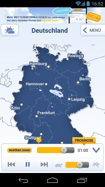 wetter.com Niederschlagsradar截图2