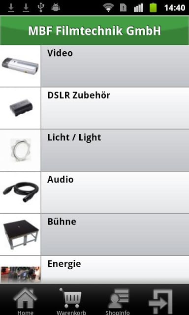 MBF Filmtechnik - Shop截图8