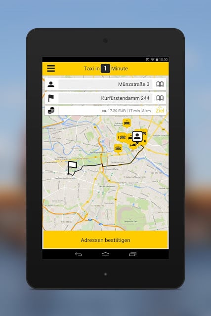 taxi.eu - Taxi App f&uuml;r Europa截图9