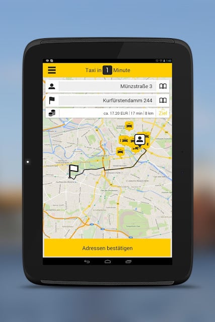 taxi.eu - Taxi App f&uuml;r Europa截图8