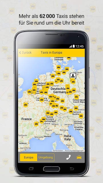 taxi.eu - Taxi App f&uuml;r Europa截图2