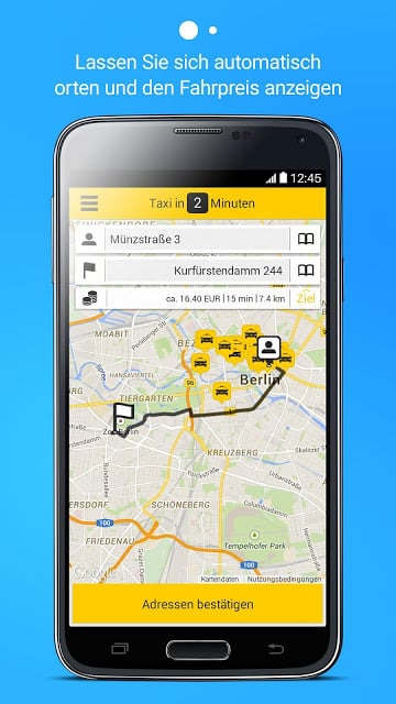 taxi.eu - Taxi App f&uuml;r Europa截图4