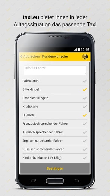 taxi.eu - Taxi App f&uuml;r Europa截图5