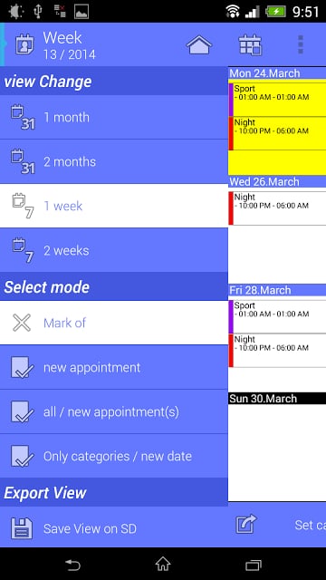 Work Calendar Lite截图6