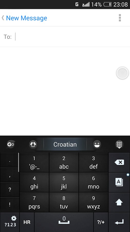 Croatian for GO Keyboard截图10