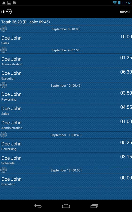 timr -Time and Mileage Tracker截图3