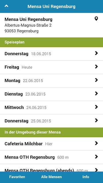 Mensa Regensburg截图2