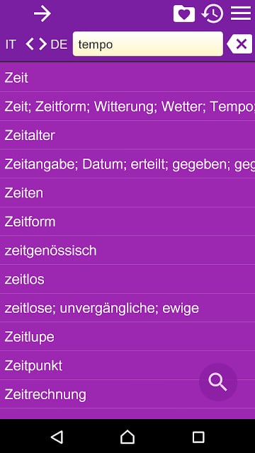 Italian German Dictionary Free截图2