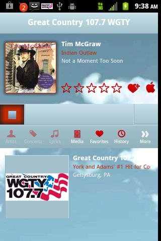 Great Country 107.7 WGTY截图4