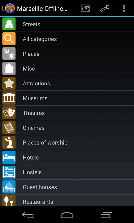 Marseille Offline City Map截图6