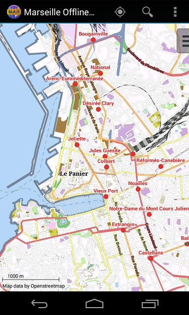 Marseille Offline City Map截图1