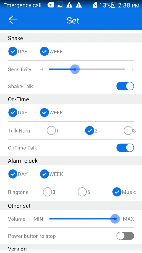 Voice alarm clock截图2