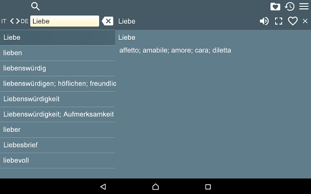 Italian German Dictionary Free截图7