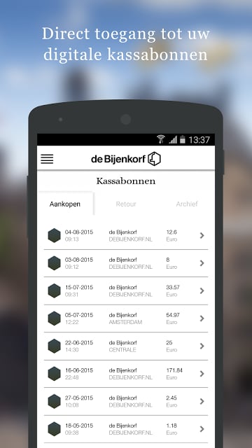 de Bijenkorf Android App截图2