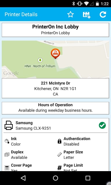 PrinterOn Android App - Phone截图3