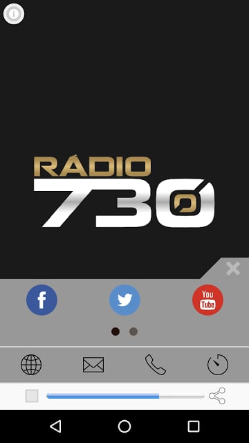 R&aacute;dio 730 AM / GOIANIA / BRASI截图5