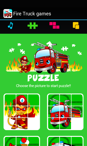 Fire Truck games for kids lite截图2